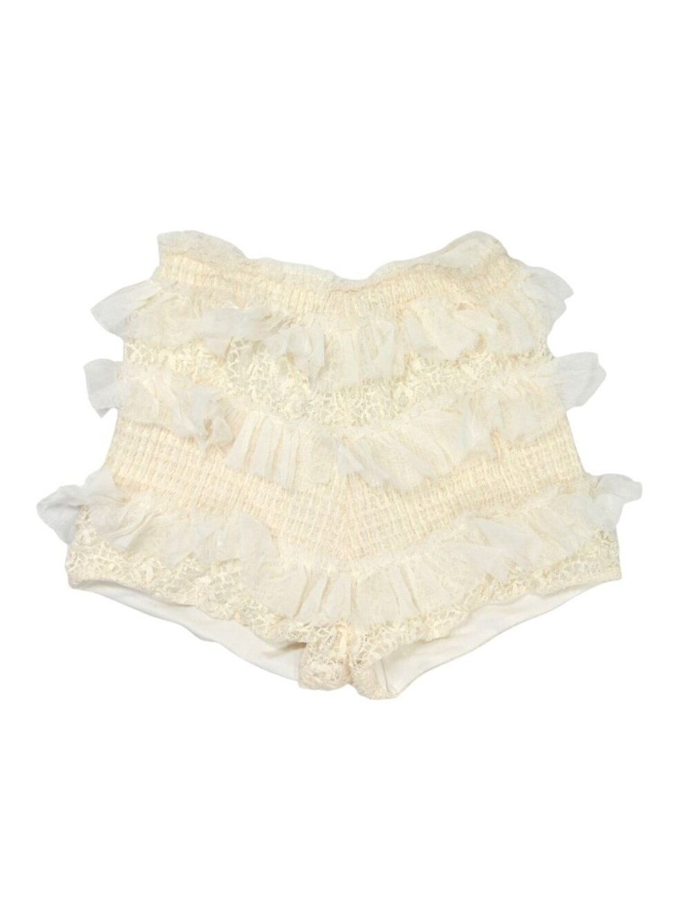 Mirror Palais Ruffle Bloomer in Shell
